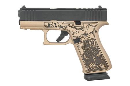43X 9MM LUGER 15+1 3.41` STEEL OPTIC READY/SERRATED SLIDE AMBIDEXTROUS