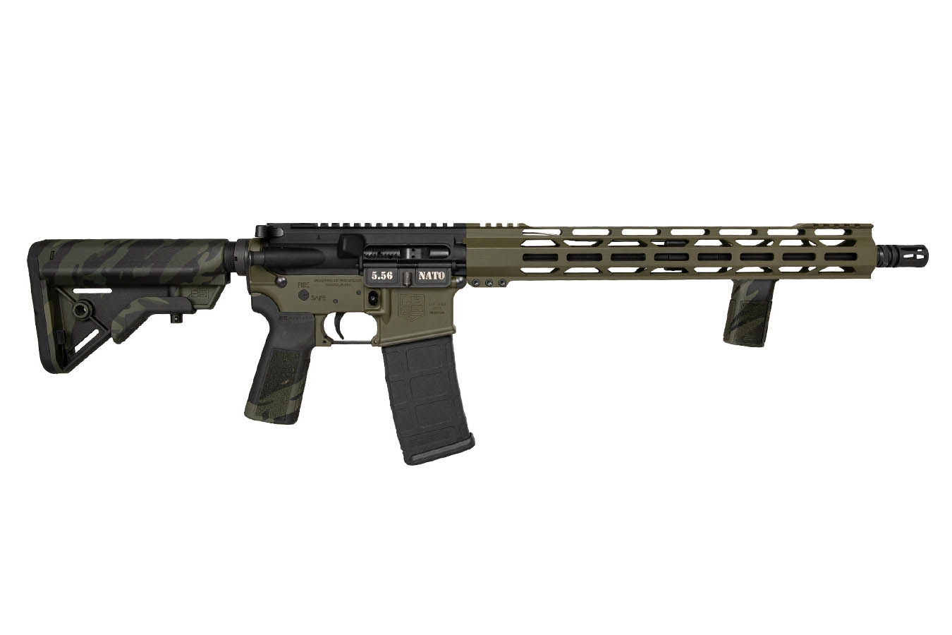 Diamondback DB-15 Carbon 5.56mm Semi-Auto Rifle with Mil-Spec ODG Cerakote Finish