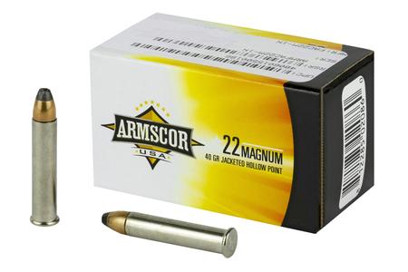 ARMSCOR 22WMR 40GR JHP 50/2000