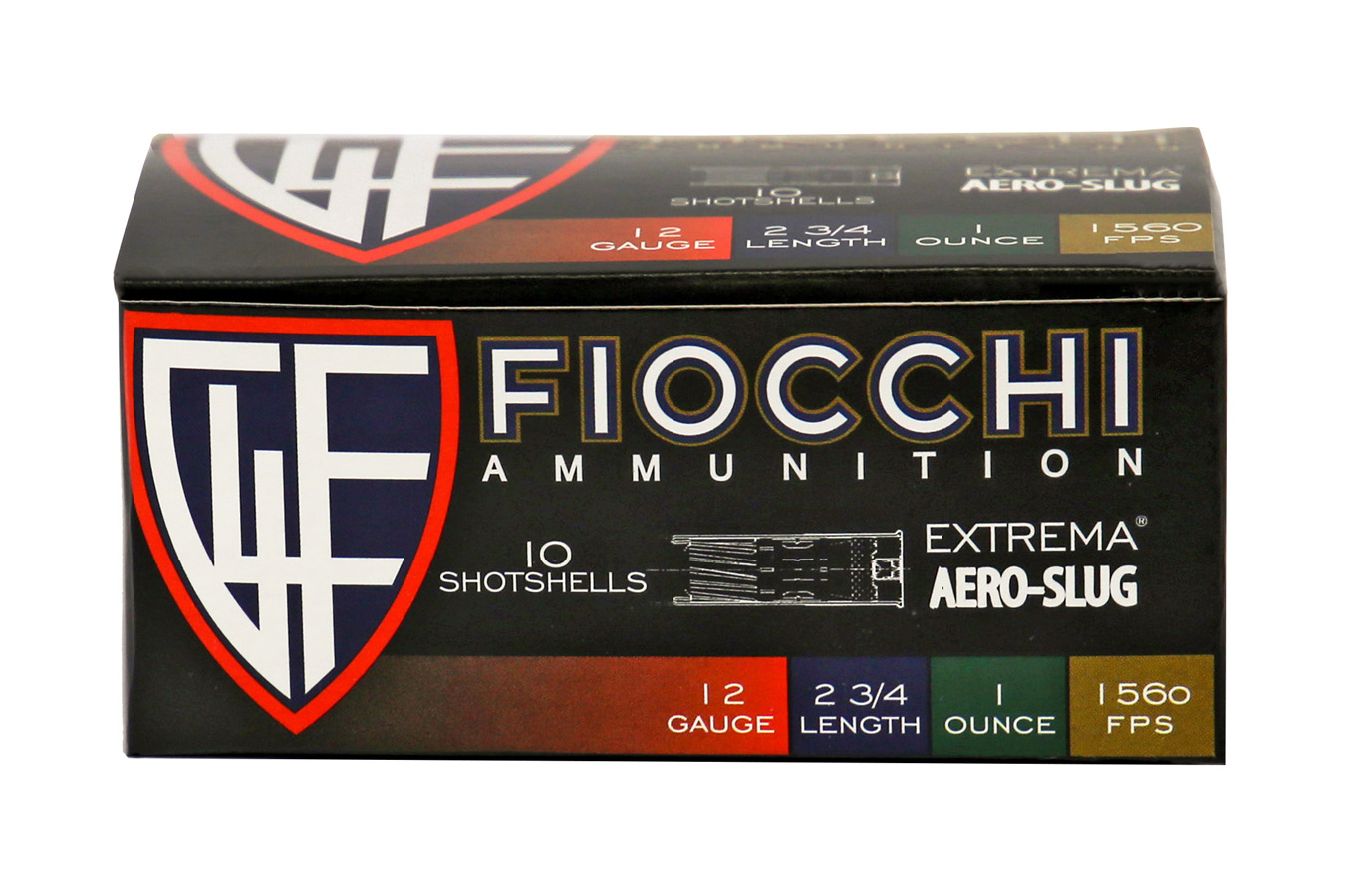 Fiocchi 12 Gauge 2 3/4 in. Aero Slug 10/Box