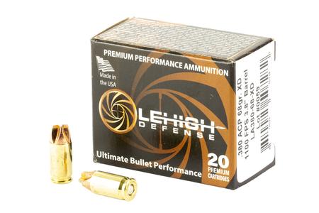 LEHIGH XTRM DFNS .380ACP 68GR 20/200