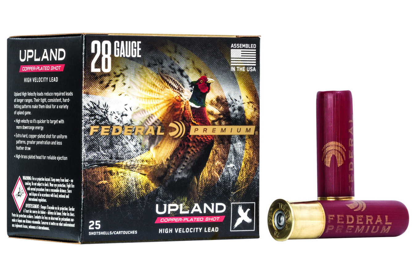Federal 28 Gauge 2.75 Inch 8 Shot Upland 25/Box
