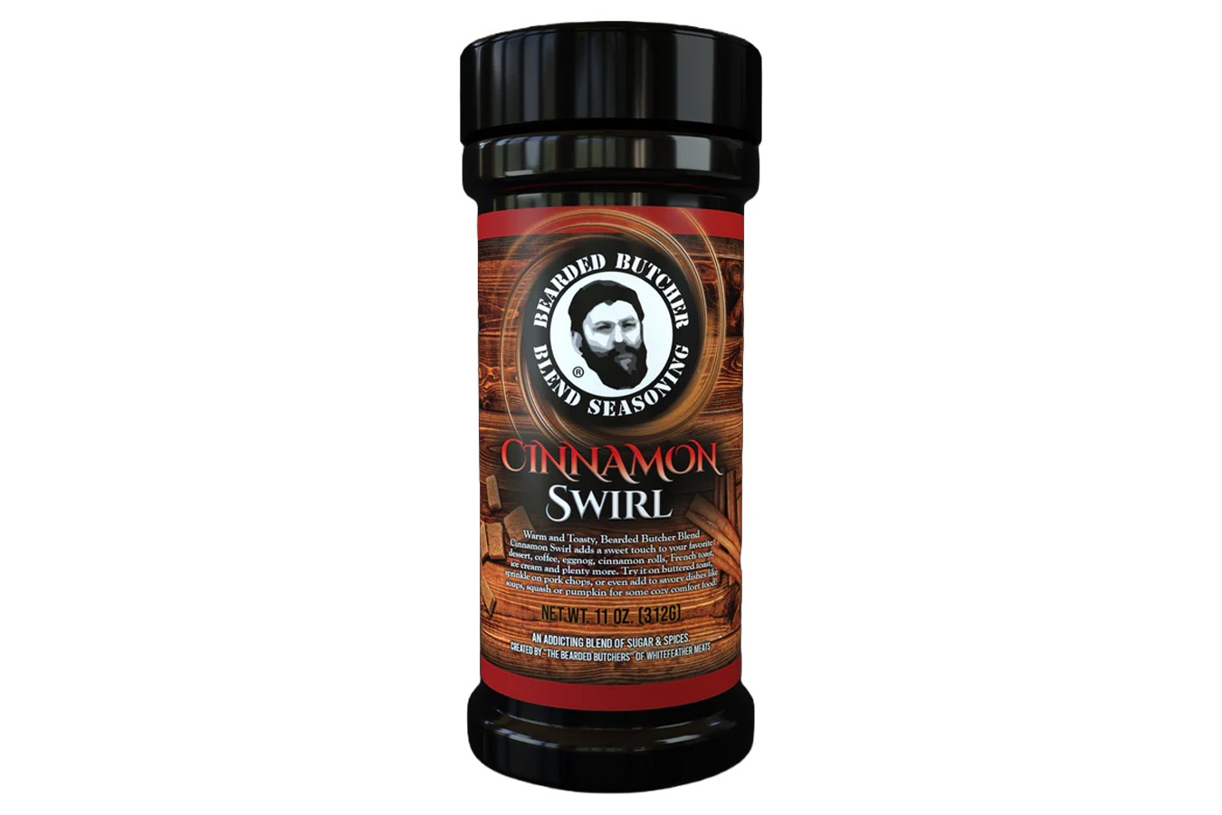 Bearded Butcher Cinnamon Swirl Blend 11oz Shaker