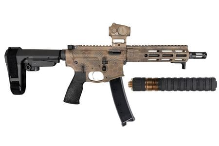DANIEL DEFENSE PCC 9MM ARID RATTLECAN CERAKOTE VORTEX CROSSFIRE/ Q ERECTOR