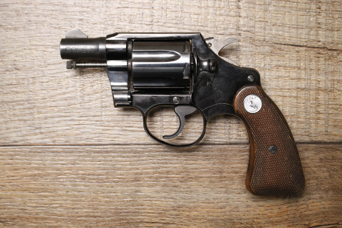 Colt Cobra 38 SPL 6-Shot Lightweight Snub-Nose Police Trade-in Revolver