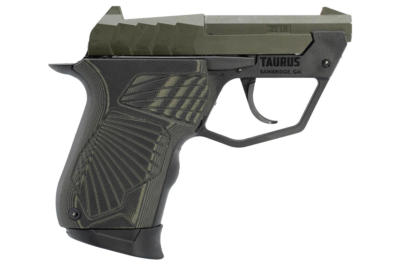 Taurus 22TUC 22LR Pistol with ODG Slide and G10 Grips