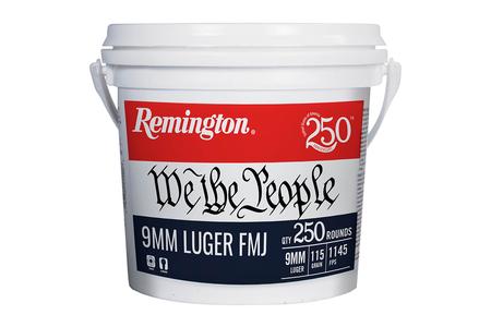 9MM LUGER 115GR FMJ 250 RND WE THE PEOPLE BUCKET