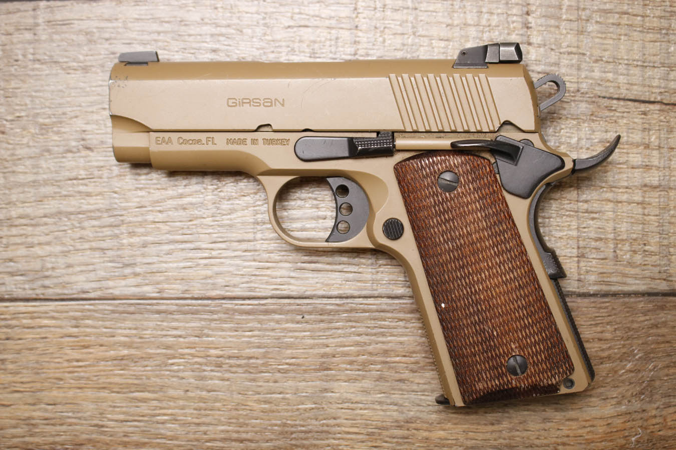 Girsan Girsan MC1911 SC .45 ACP FDE Compact 1911 Police Trade-in Pistol