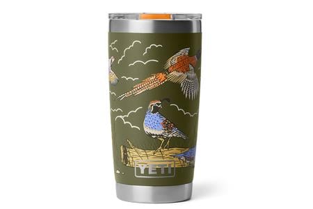 RAMBLER 20 OZ TUMBLER MS UPLAND BIRD OLIVE