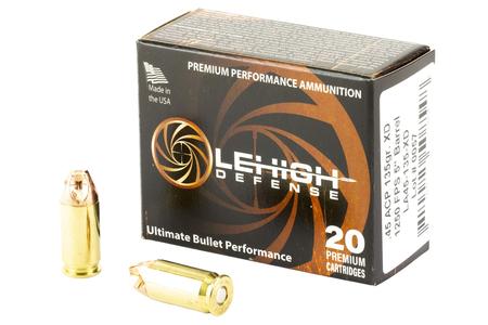 LEHIGH XTRM DFNS .45ACP 135GR 20/200
