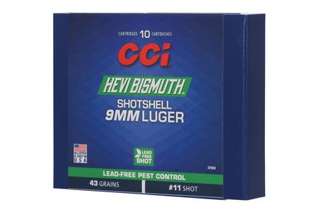 CCI 9MM BISMUTH SHOTSHELL 10/200