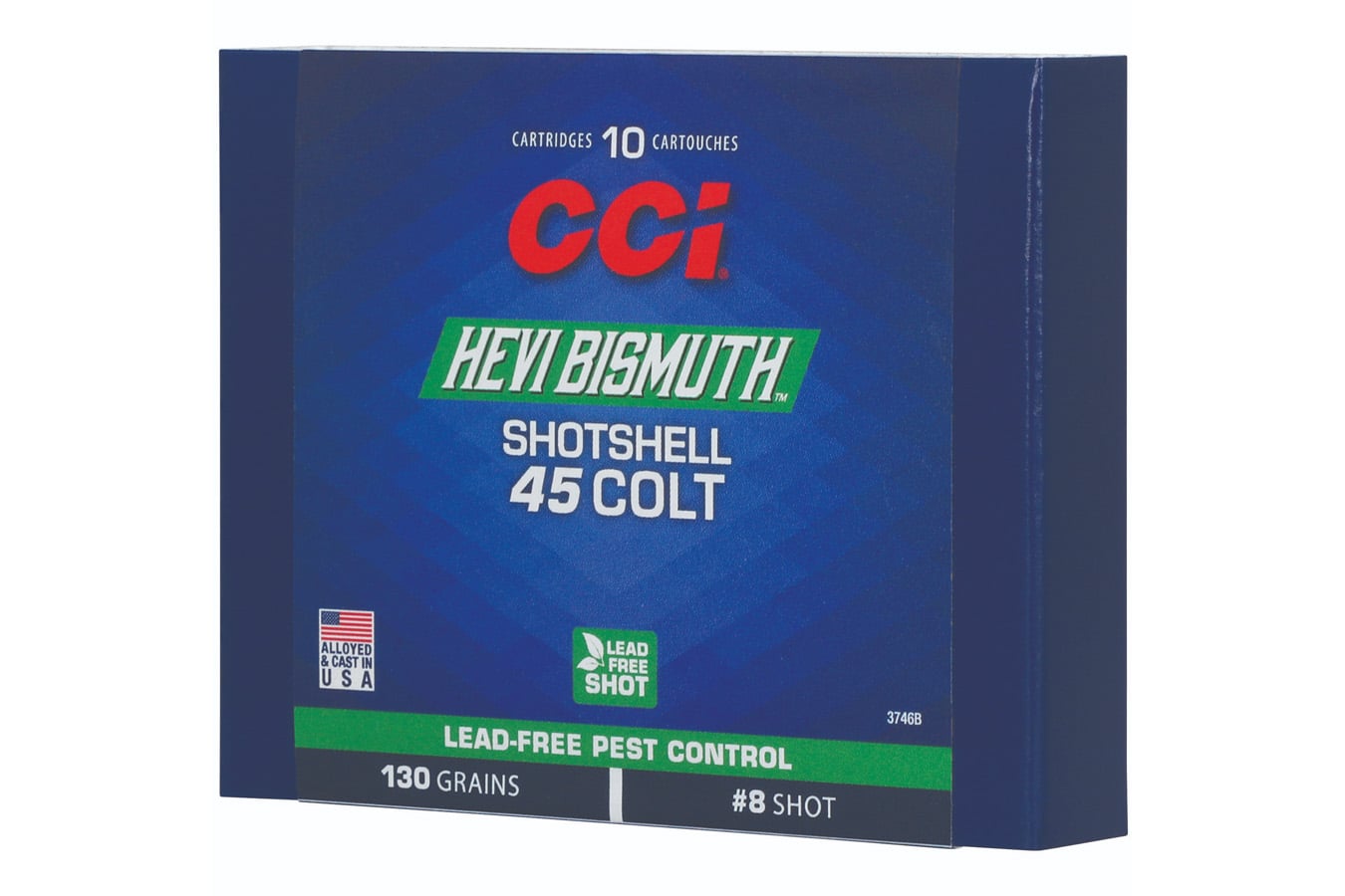 Cci 45 Colt 130 gr 8 Shot Hevi Bismuth 10/Box