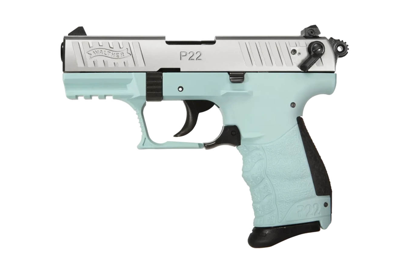 Walther P22Q 22LR Rimfire Pistol with Angel Blue Finish