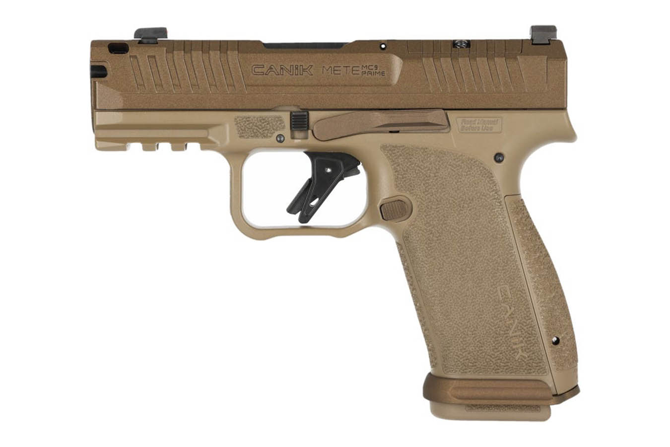 Canik METE MC9 Prime 9mm Optic Ready Pistol with Two-Tone Tan Finish