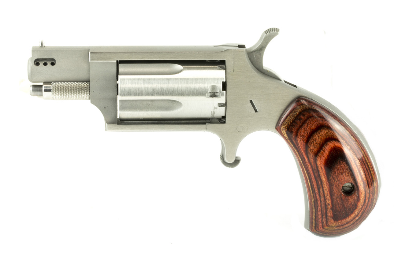North American Arms Mini 22 Magnum SA Revolver with Ported Barrel and Wood Grips