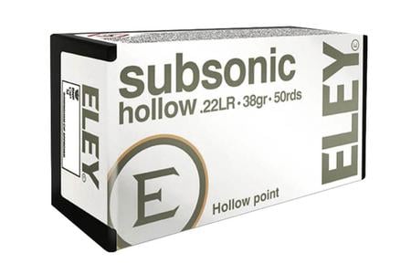 ELEY SUB 22LR 38GR HP