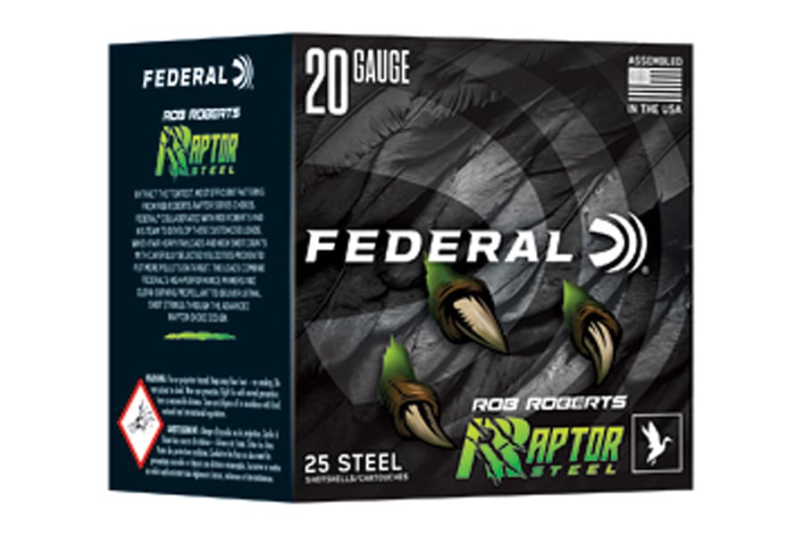 FEDERAL FED RAPTOR STEEL 20GA 3 1OZ #2 25