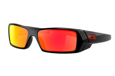 GASCAN SUNGLASSES WITH POLISHED BLACK FRAME AND PRIZM RUBY LENSES