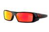 OAKLEY GASCAN SUNGLASSES WITH POLISHED BLACK FRAME AND PRIZM RUBY LENSES