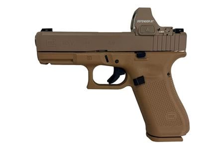 G19X V 9MM 4.02`BBL 1-17RD/2-19RD MAG FDE W/VORTEX DEFENDER