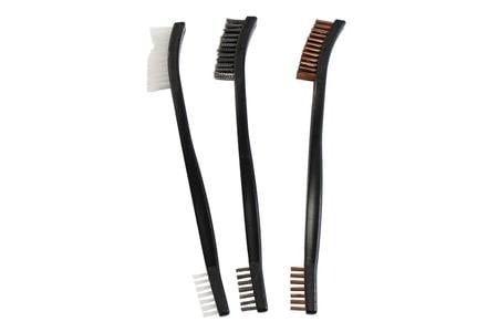B/C UTILITY BRUSHES BRNZ/NYL/STL 3PK