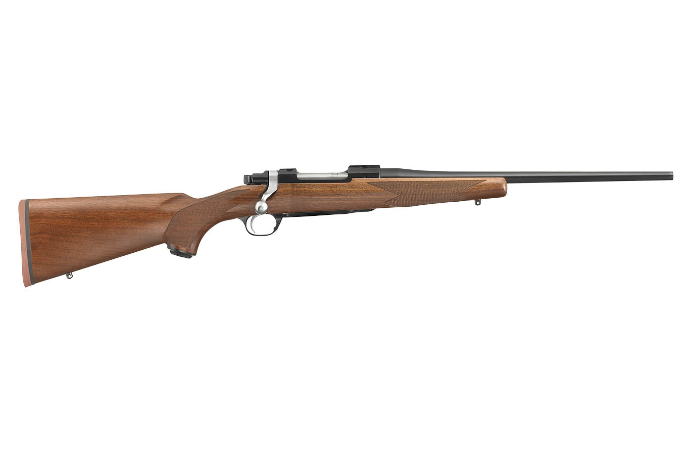 Ruger M77 Hawkeye Compact 308 Win Bolt-Action Rifle with Wood Stock