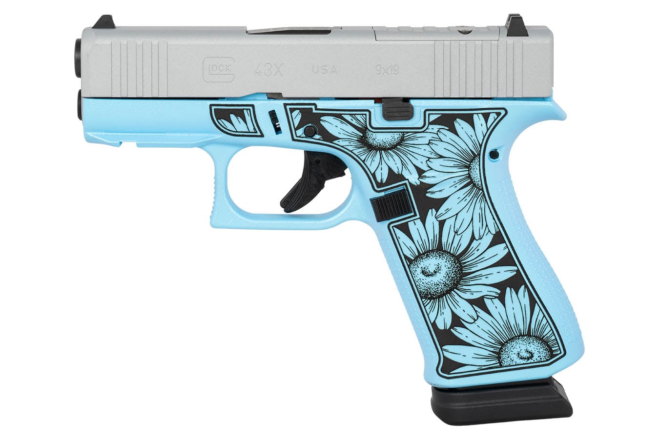 GLOCK G43X 9MM LUGER 15+1 3.41` STEEL SERRATED SLIDE AMBIDEXTROUS