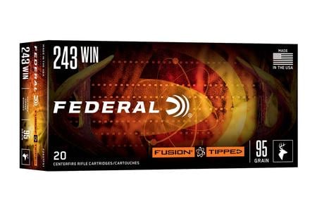 Federal 243 Win 95gr PTB Fusion Tipped Rifle 20/Box