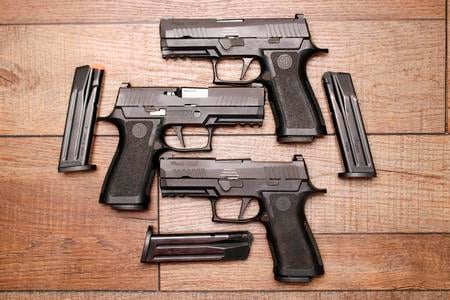 P320 XCARRY 9MM POLICE TRADE-IN (GOOD) CONDITION