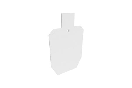 B/C FULL IPSC SILHOUETTE TARGET WHT