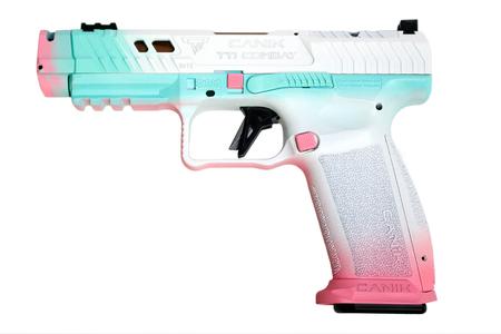 CANIK TTI COMBAT SMOKE  TROPICAL 9MM PISTOL 4.6`  2-18RD 