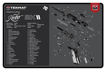TEKMAT KIMBER 2K11 CLEANING MAT
