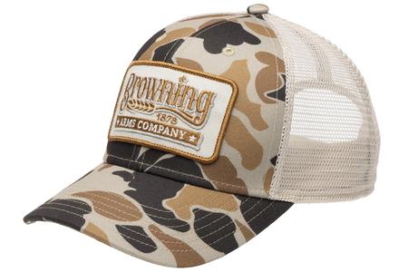 BROWNING FIELDER VINTAGE CAMO HAT