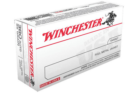 WINCHESTER AMMO 380 Auto 95 gr FMJ 50/Box