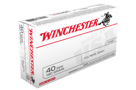 Winchester 40SW 180 gr FMJ 50/Box