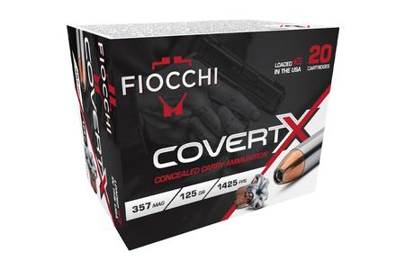 FIOCCHI COVERT X 357MAG 125GR 20/200