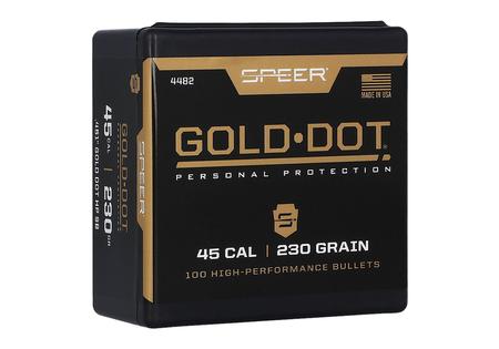 SPR GOLD DOT .451 230GR HP SB 100CT
