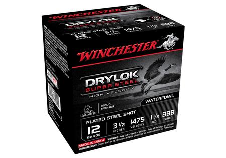 12 GA 3-1/2 IN 1-1/2 OZ HIGH VELOCITY PLATED DRYLOCK