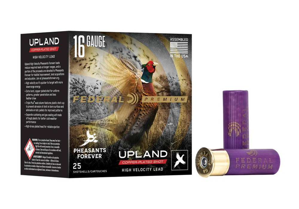 Federal 16 Gauge 2-3/4 in 1 1/8 oz 5 Shot Upland Pheasants Forever 25/Box
