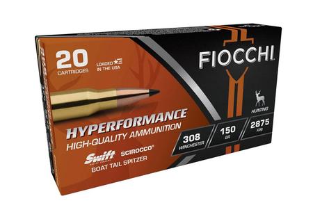 308 WIN 150GR SWIFT SCIROCCO II BONDED POLYMER TIP 20/BOX