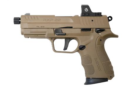 RXP22 FDE THREAD  BARREL W/ 13RD  18RD MAGAZINES + AEGIS SENTINEL S RED DOT + C