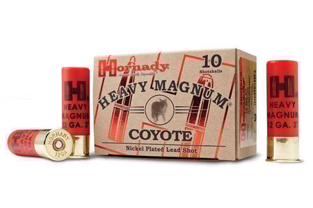 Hornady 12 Gauge Nickel 3 Inch Heavy Magnum Coyote 10/Box
