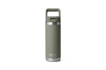 RAMBLER 18 OZ C STRAW BOTTLE PAMPA GREEN