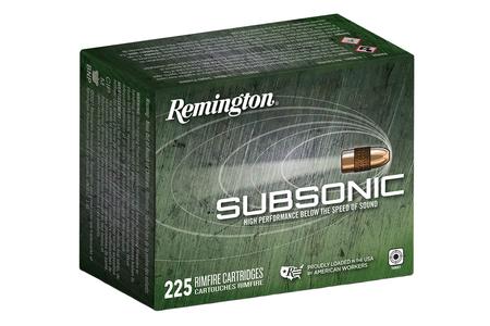 SUBSONIC RIMFIRE 22LR 40GR HOLLOW POINT 