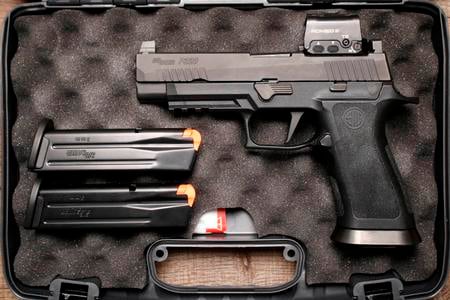 SIG SAUER P320 FULL SIZE 9MM ROMEO2 NIGHT SIGHT POLICE TRADE-IN