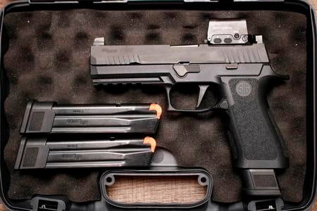 SIG SAUER P320 FULL SIZE 9MM ROMEO2 NIGHT SIGHT POLICE TRADE-IN