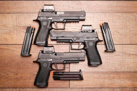 SIG SAUER P320 FULL SIZE 9MM ROMEO2  NIGHT SIGHTS POLICE TRADE-IN (GOOD) CONDITION