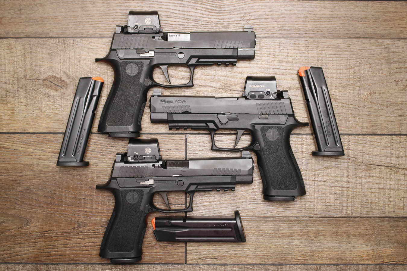 Sig Sauer P320 Full Size 9mm Police Trade-In Pistol with Romeo 2 Red Dot and Night Sights (Very Good Condition)