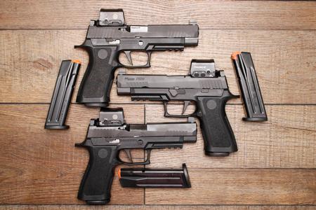P320 FULL SIZE 9MM ROMEO2  NIGHT SIGHTS POLICE TRADE-IN (VERY GOOD) CONDITION