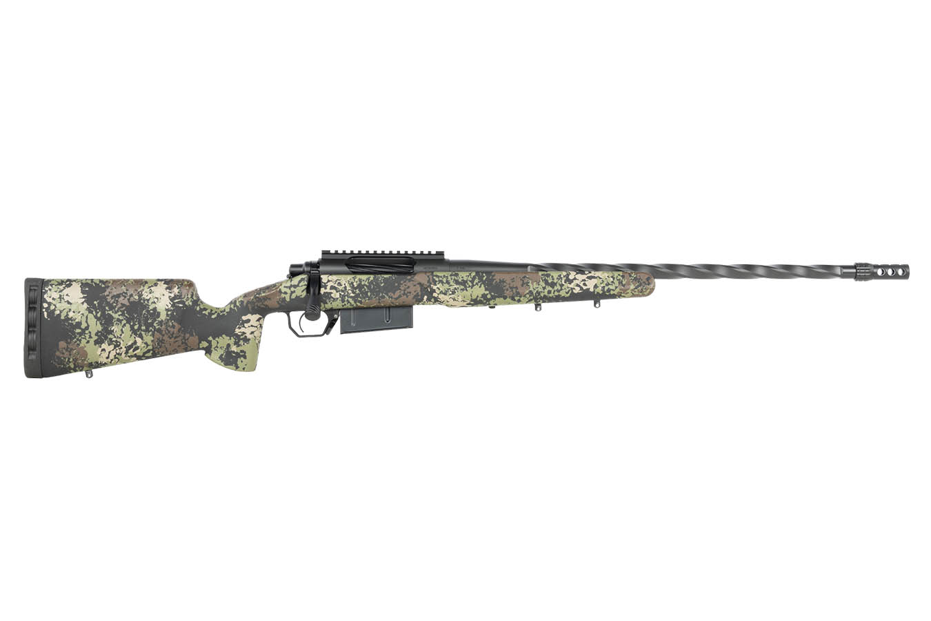 Horizon Firearms Core Bandit 22 Creedmoor Bolt-Action Rifle with 22 Inch Titanium Cerakote Fluted Threaded Barrel and Iota EKO Stock